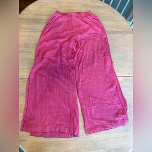 Aerie Waffle Wide-Leg Pants